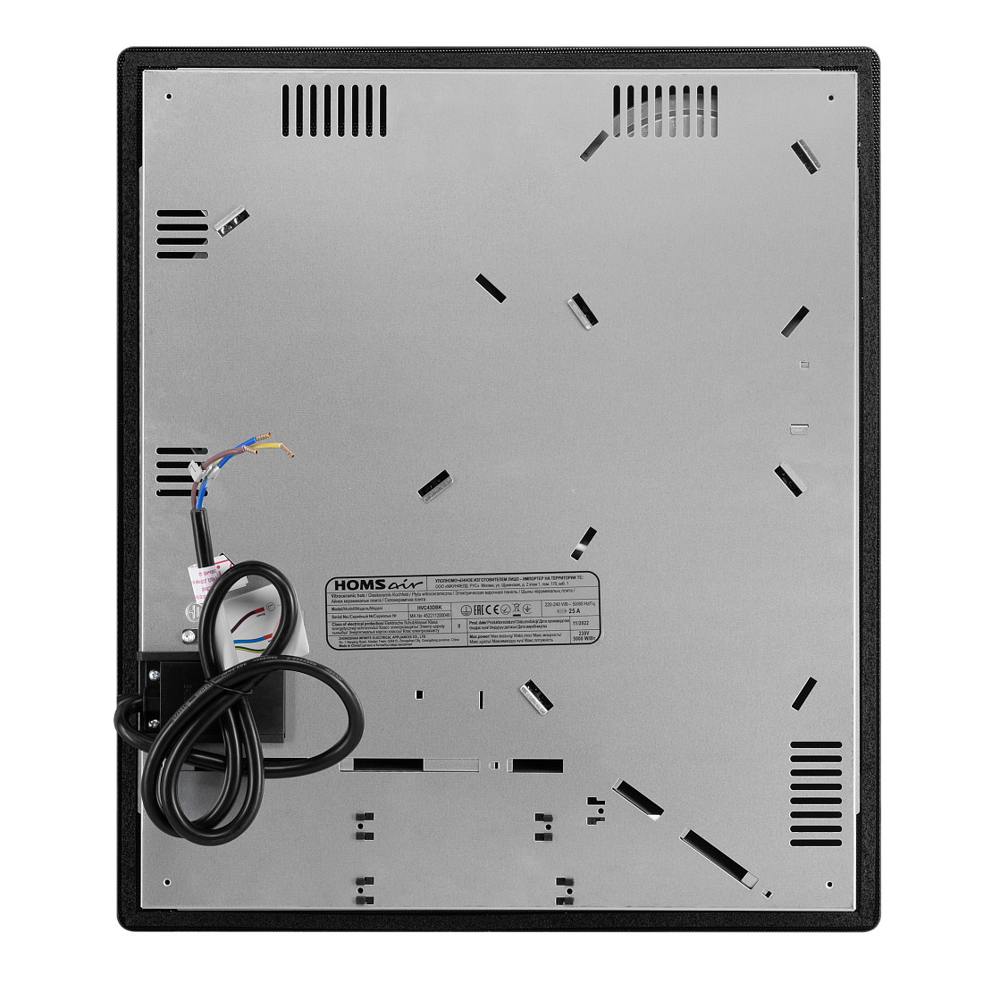 9067711 Электрическая варочная поверхность HOMSair HVC43DBK STDN-0103603 - Вид №6