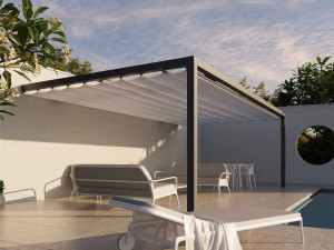 Пергола с раздвижной крышкой