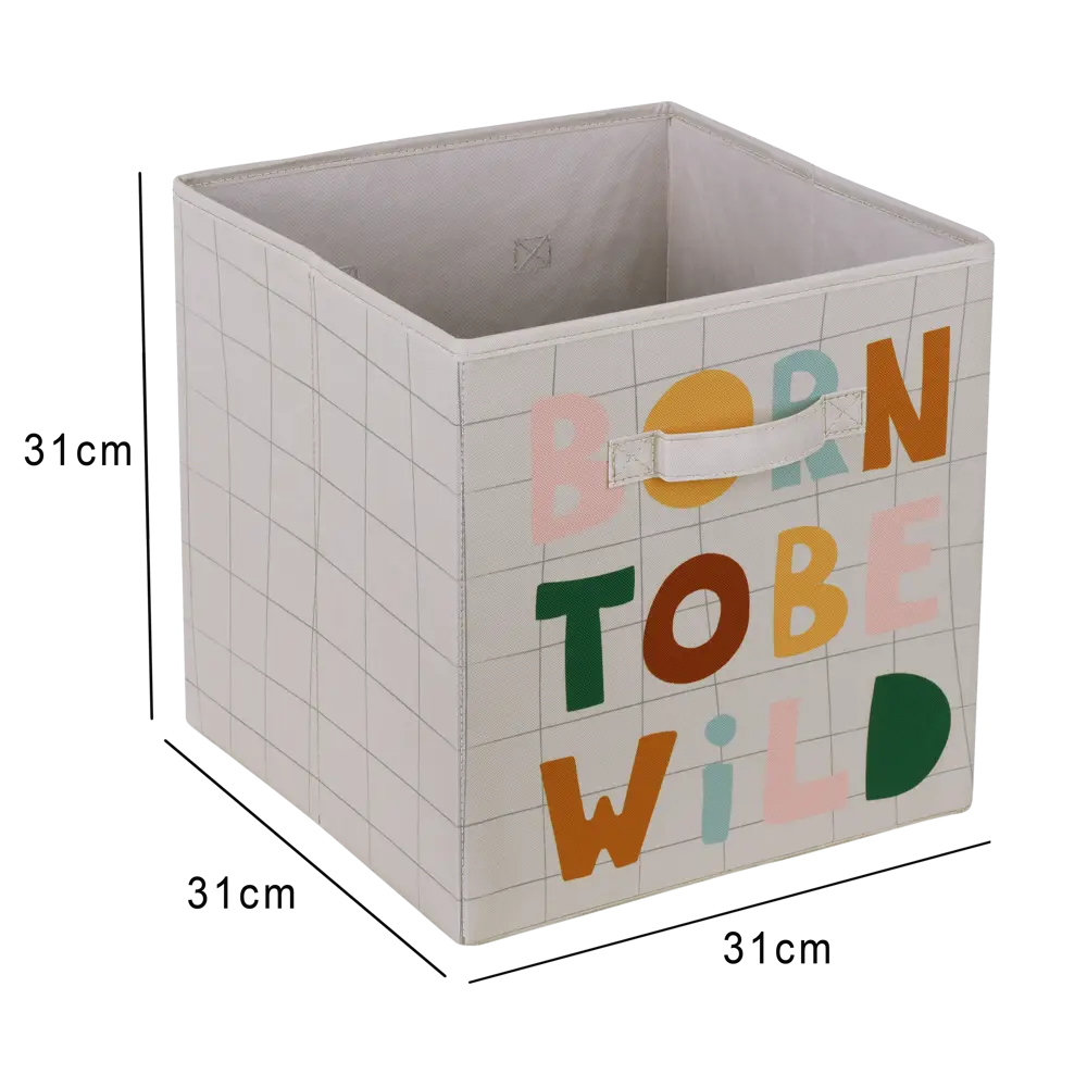 Корзина Konsensa 31x31x31 см полиэстер цвет разноцветный STLM-2182901