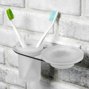 K-8326 Kammel Держатель стакана и мыльницы WasserKRAFT Kammel K-8300