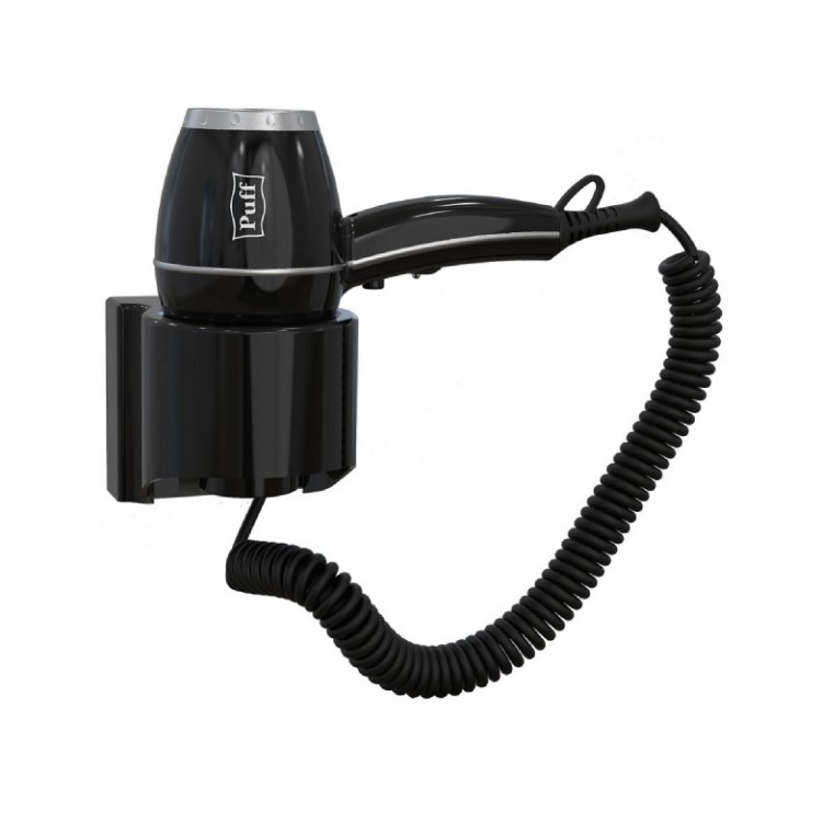 1800Bl Puff Фен настенный Пластик ABS Puff 1800Bl Черный черный 