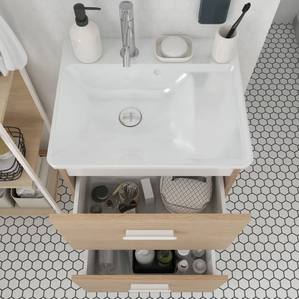 Sensea Easy — компактная накладная раковина 51 см для эргономичной ванной 82644556 STLM-0032804 - Вид №7