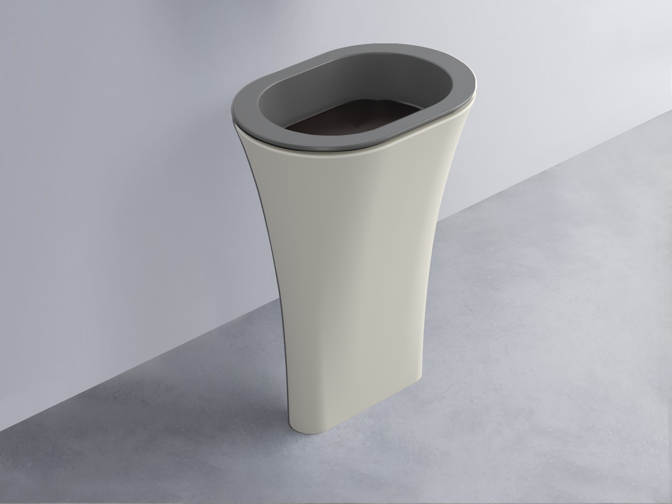 AMLA65-CM+AMPILO-LV+AMCOLO-TL Раковина Amedeo Ovale отдельностоящая cielo Enjoy + Amedeo Ceramica Cielo