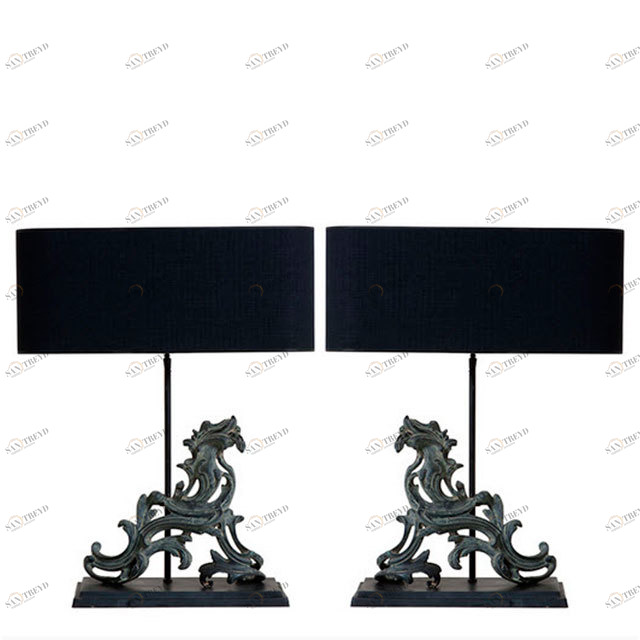 Комплект из двух настольных ламп Romeo set of 2 от Eichholtz 107140 EICHHOLTZ ИНТЕРЬЕРНЫЕ 062164 Черный 