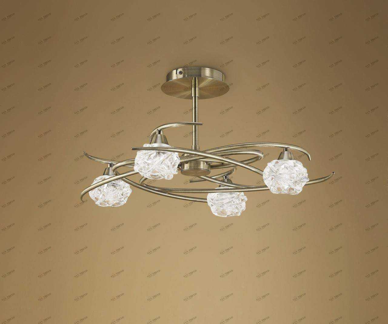 Потолочная люстра Mantra Maremagnum 4073 MANTRA ДИЗАЙНЕРСКИЕ, MAREMAGNUM BRONZE 058859 Бронза 