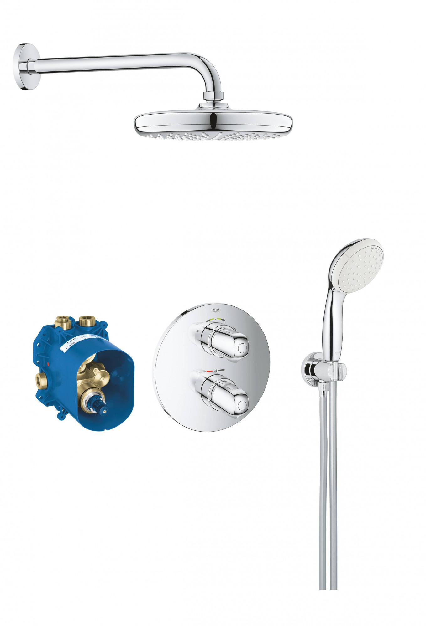 34614001 Душевая система Grohe Grohtherm 1000 хром