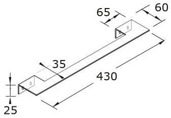 MINA Вешалка для полотенец из нержавеющей стали Emme sun-id-1367999 - Вид №2