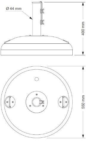 ENCHO ENCHEV - ETE Бетонное основание зонта  29  - Вид №8