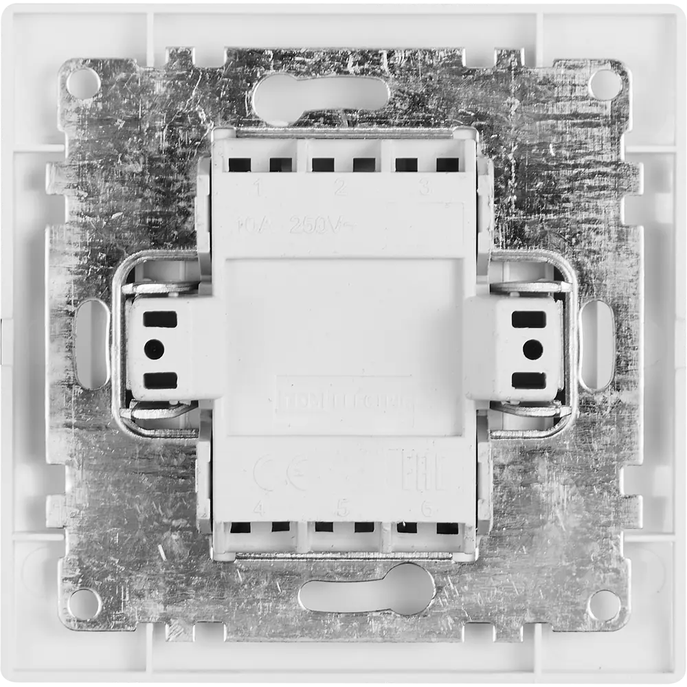 TDM ELECTRIC Выключатель встраиваемый 3-клавишный белый 85591335 Таймыр STLM-0064422 - Вид №3