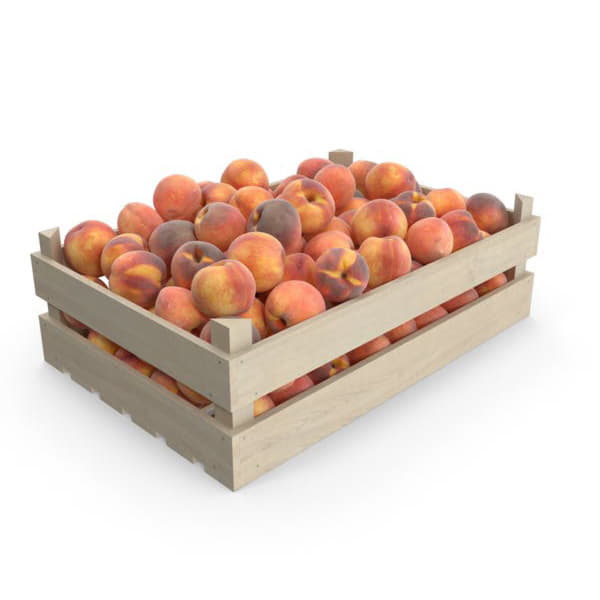 Персики в ящике ~4 кг Santreyd 19496