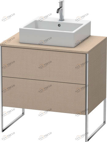 XS492007575 Тумбочка для консоли напольная XSquare #XS4920 800 x 548 мм Лен, декор Duravit