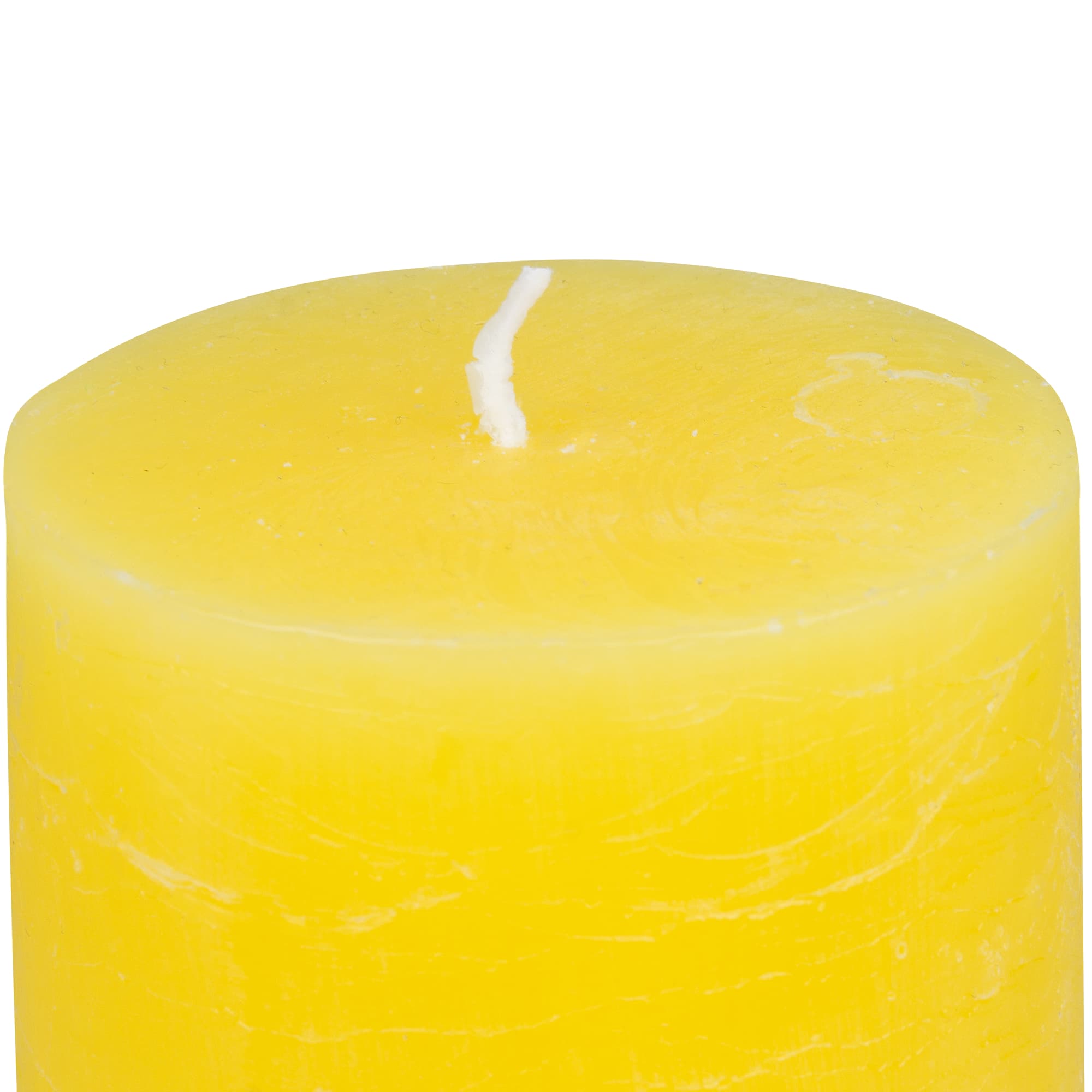 82407018 Свеча-столбик «Рустик» 7x13 см, цвет жёлтый Santreyd  - Вид №1