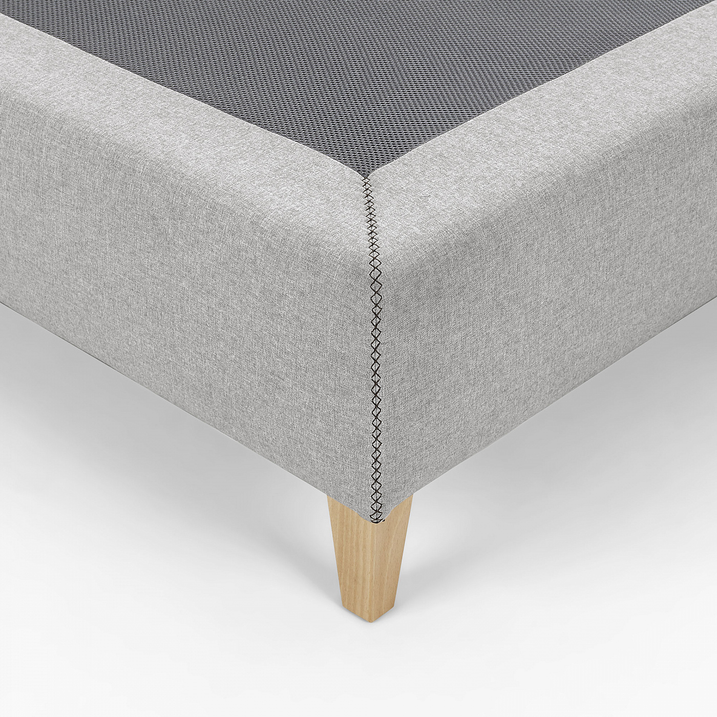 062762 Кровать 90x190 серая La Forma Nikos - Вид №2