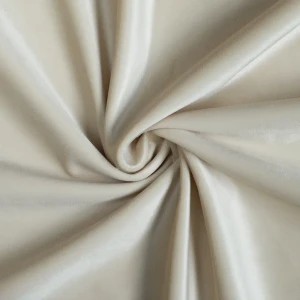 Ткань 1 м/п бархат 300 см цвет молочный теплый