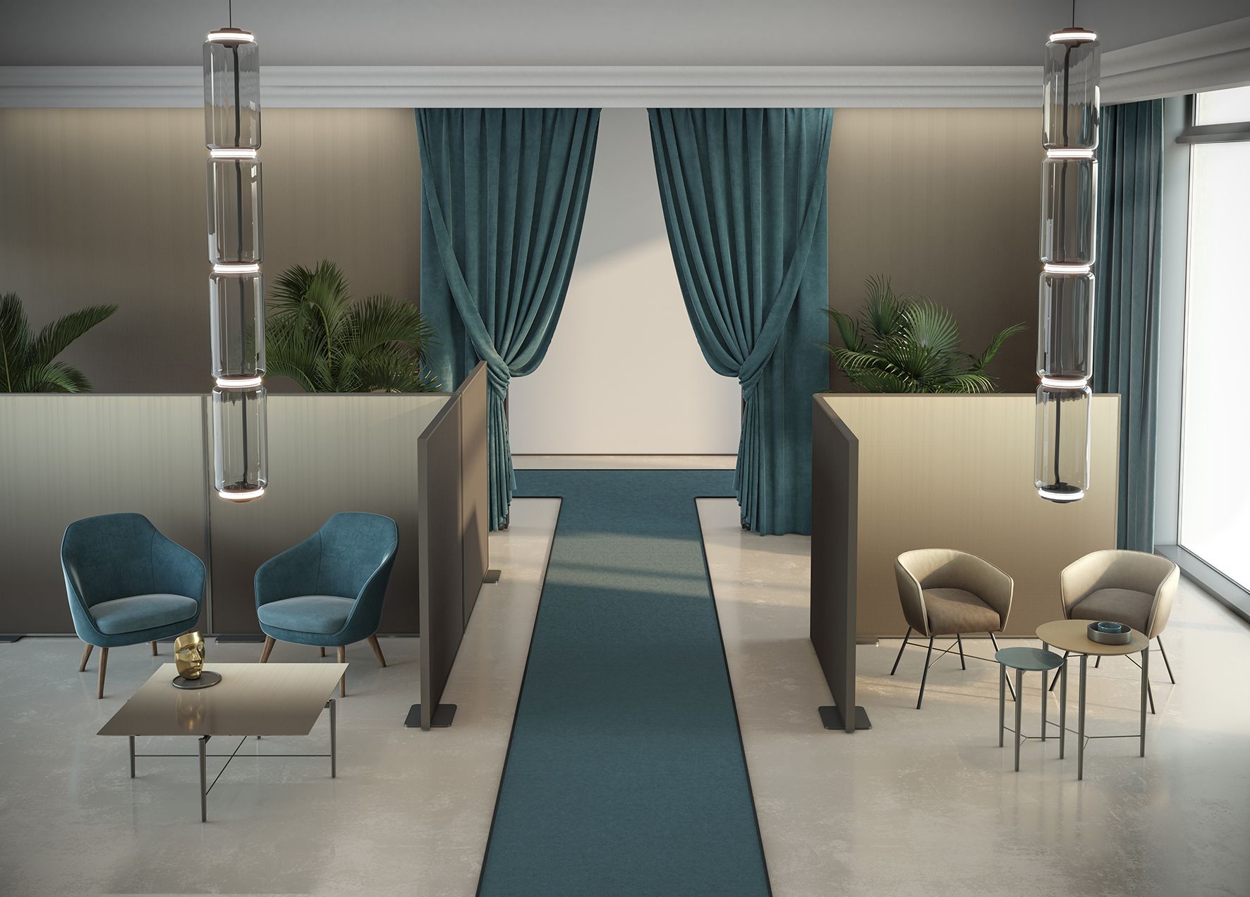 Мягкий тканевый стул с подлокотниками MOMENTI Home &amp ARCH-00061843 - Вид №5