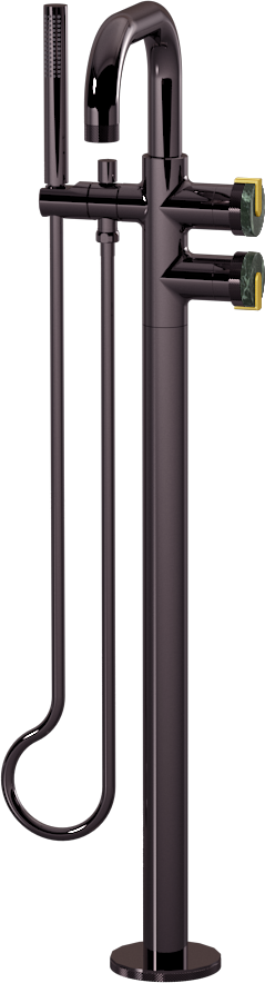 E-11557-R2MG-L1BB-OX Смеситель напольный отдельностоящий (внешняя часть) GRAFF MOD+