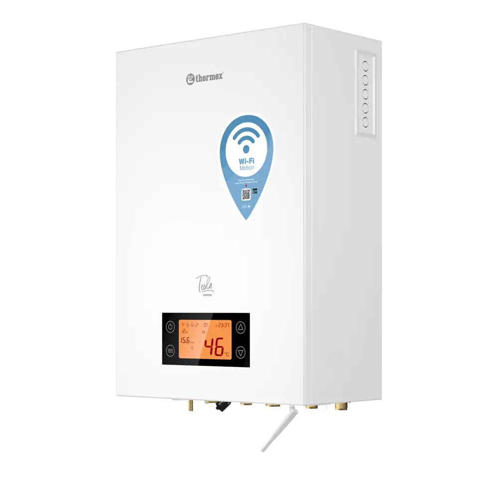 Котёл электрический 12-24 кВт Thermex Tesla Wi-Fi двухконтурный 87619155 STLM-2176290  - Вид №2