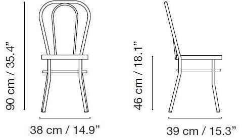 iSimar Садовый стул из стали Puerto 8086 - Вид №6