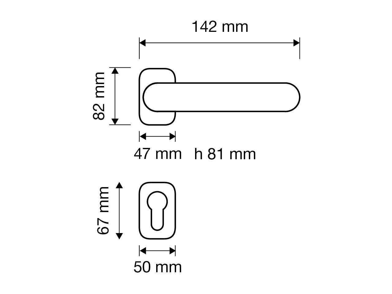 Латунная ручка с насадкой LINEA CALI' Jewel ARCH-00126880 - Вид №2