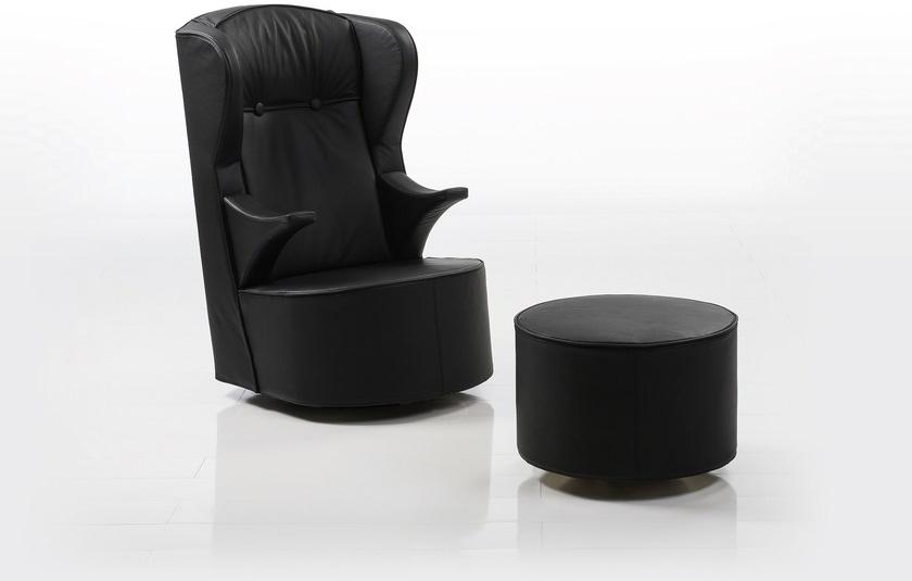 brühl Круглый кожаный пуф Poem sun-id-1395507 - Вид №1