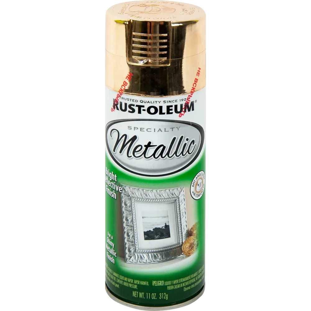 Краска аэрозольная Rustoleum цвет золотой металлик 0.312 кг 12910642 STLM-2206852 RUST-OLEUM 