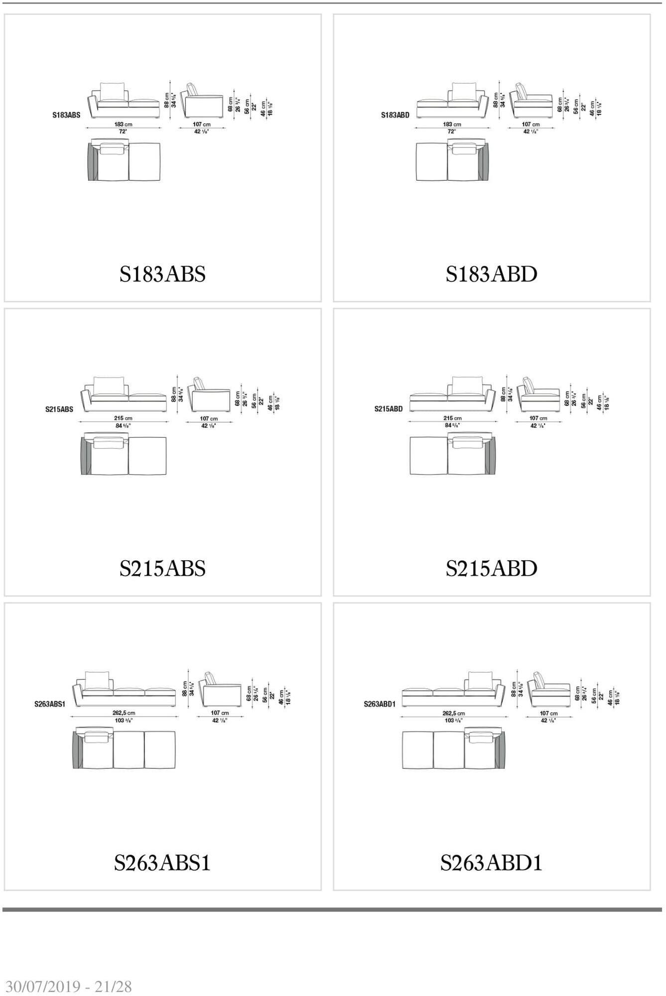 Maxalto Модульный тканевый диван с шезлонгом Solatium sun-id-1479911 - Вид №22