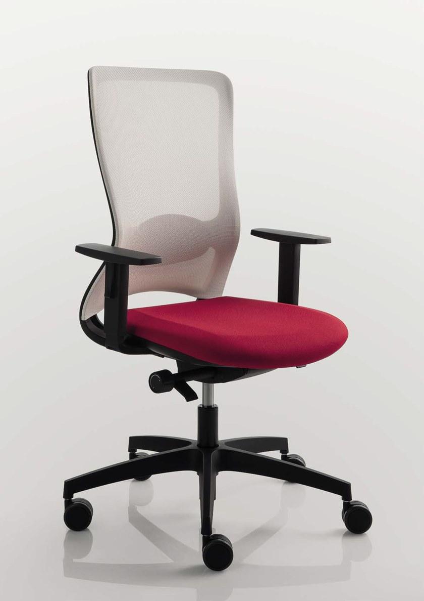 Luxy Сетчатое офисное кресло на 5 спиц с подлокотниками на колесиках Pop sun-id-1393731 - Вид №1