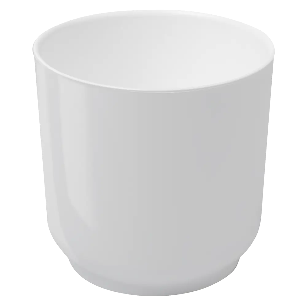 Кашпо Evergreen Design Дельта 17x17x17 см v3.2 л пластик белый 89452978 STLM-2081175 - Вид №1