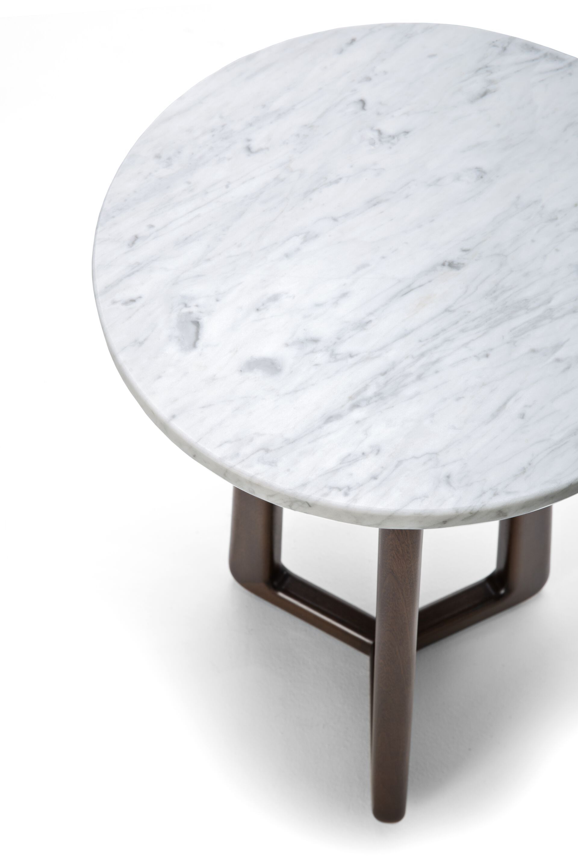 Высокий круглый журнальный столик из каррарского мрамора Exteta Sunset ARCH-00145244