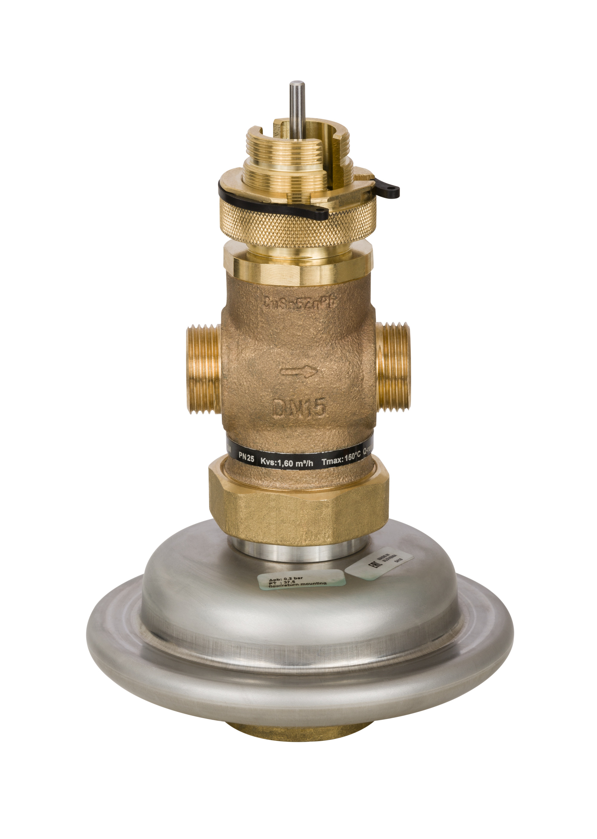 Danfoss Клапан регулирующий комбинированный AVQM с наружной резьбой или фланцевый Комб. р-рAVQM PN25 50/25 //0,2/фл. 003H6758  - Вид №26