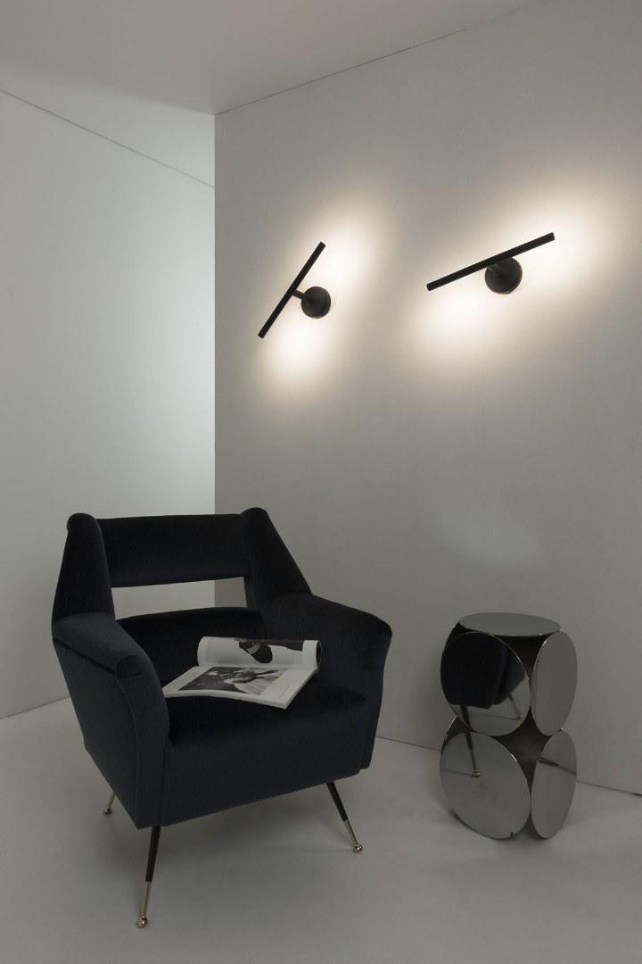 Martinelli Luce Регулируемый настенный светильник из алюминия Colibrì 1410/b/ne Colibri - Вид №5