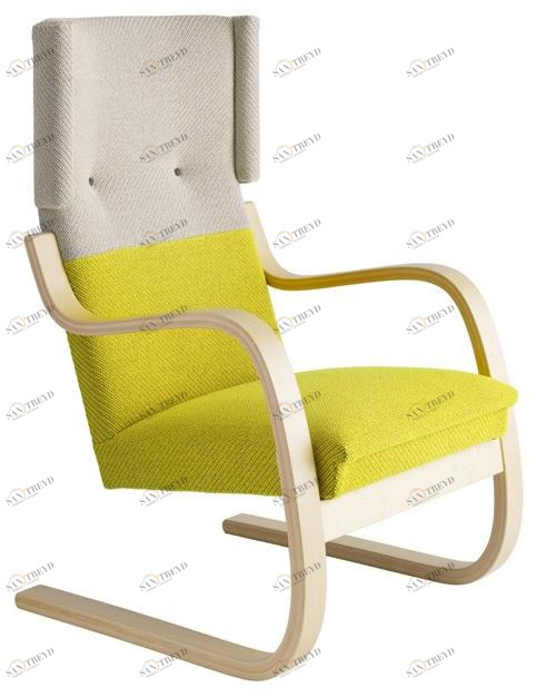 Artek Кресло консольное из дерева с высокой спинкой sun-id-1351542