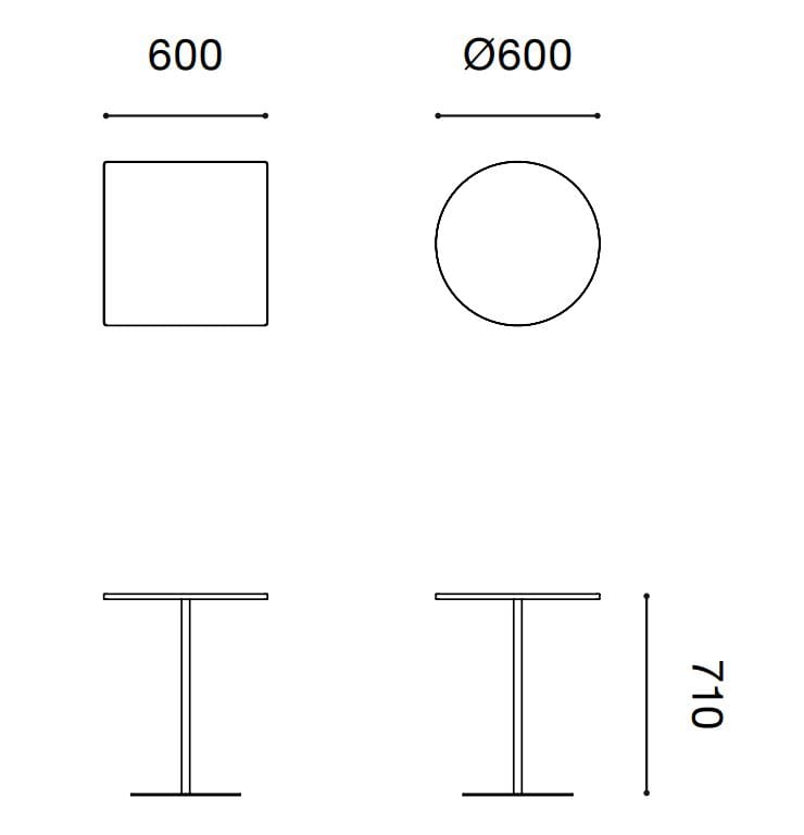 Журнальный столик из ламината Established&Sons сетка ARCH-00148618 - Вид №4