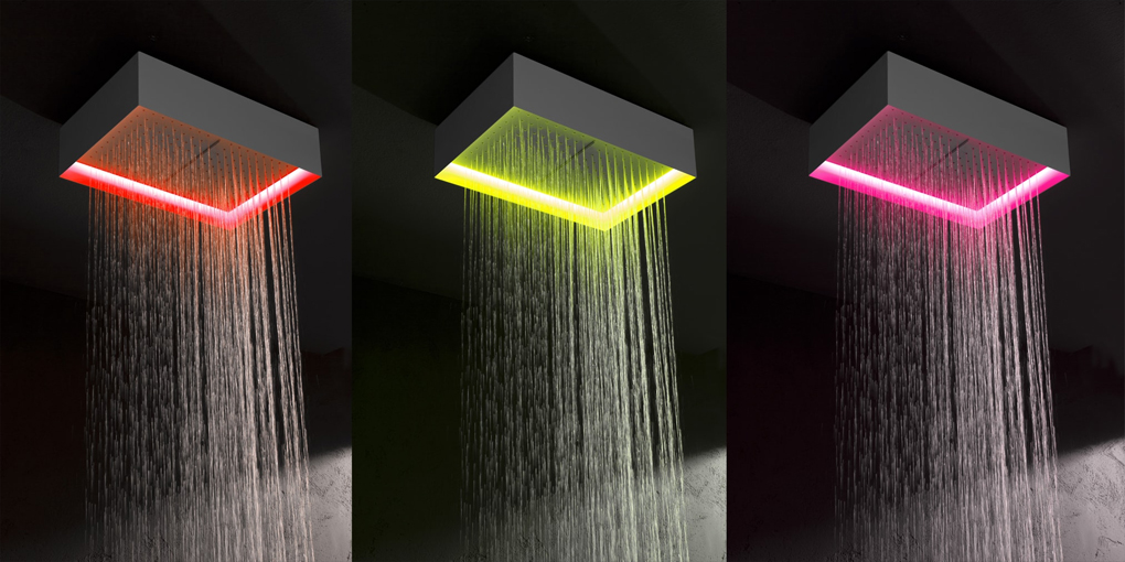 Тропический душ с каскадом FUORIMETEO20CBAL Antonio Lupi FUORIMETEO с подсветкой Antoniolupi - Вид №1