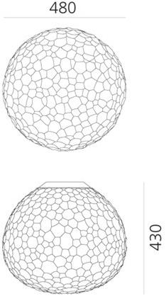Artemide Настольная лампа из дутого стекла Meteorite sun-id-1352381 - Вид №7