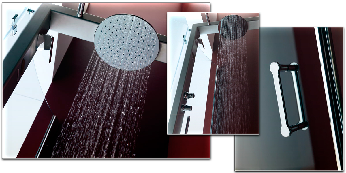 Душевое ограждение с колонной Start 140х70 9447-12330 Dx Jacuzzi 944712330DX - Вид №1