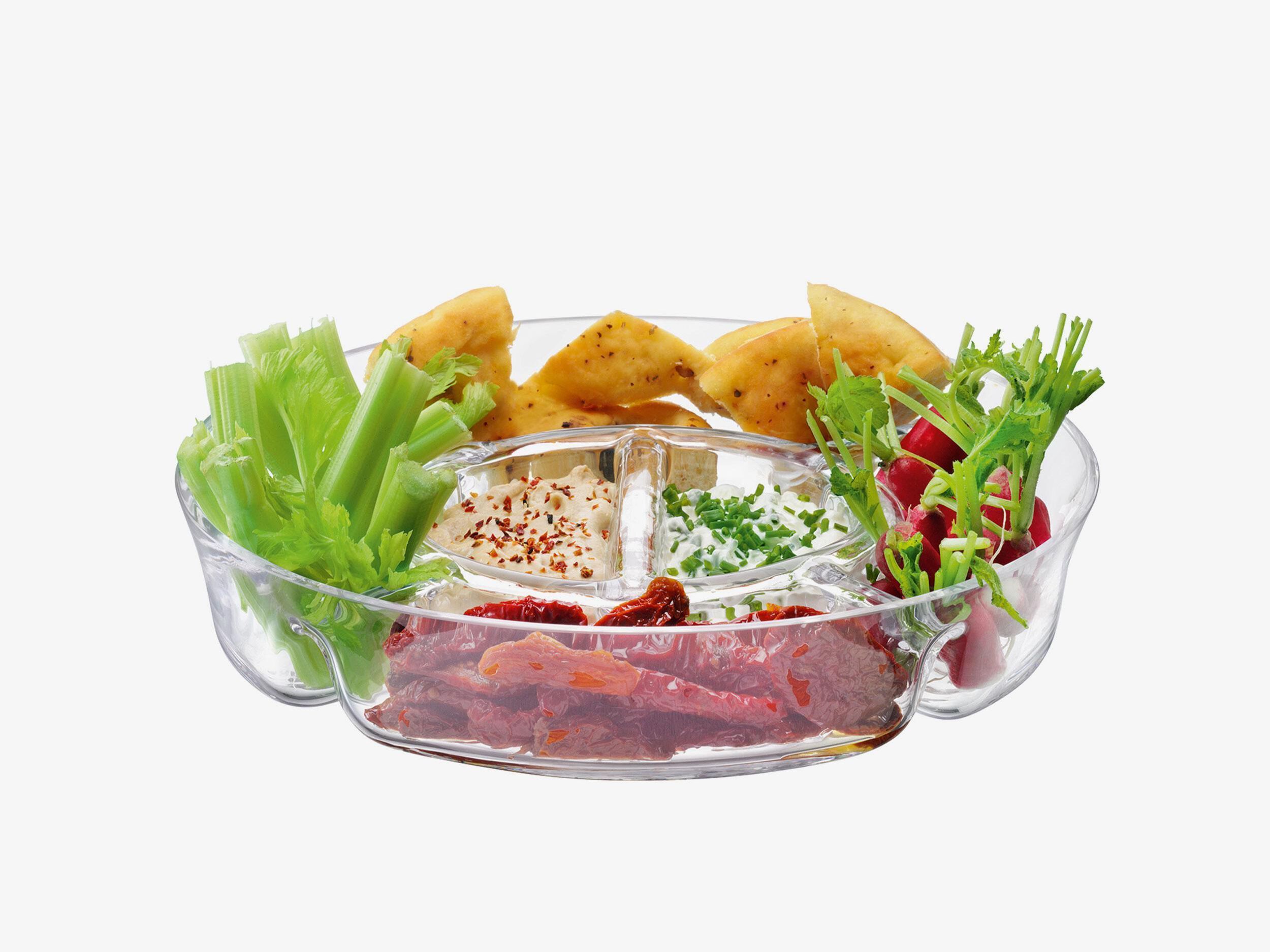 Тарелка из дутого стекла-Ø35cm LSA сервировка ARCH-00088853 - Вид №1