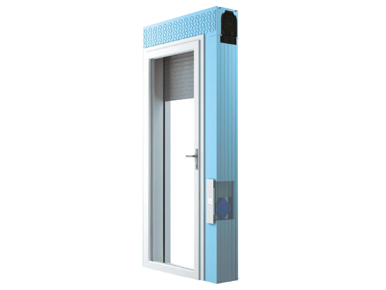 Теплоизоляционный моноблок для окон со встроенным VMC Alpac INGENIUS VMC ARCH-00007344