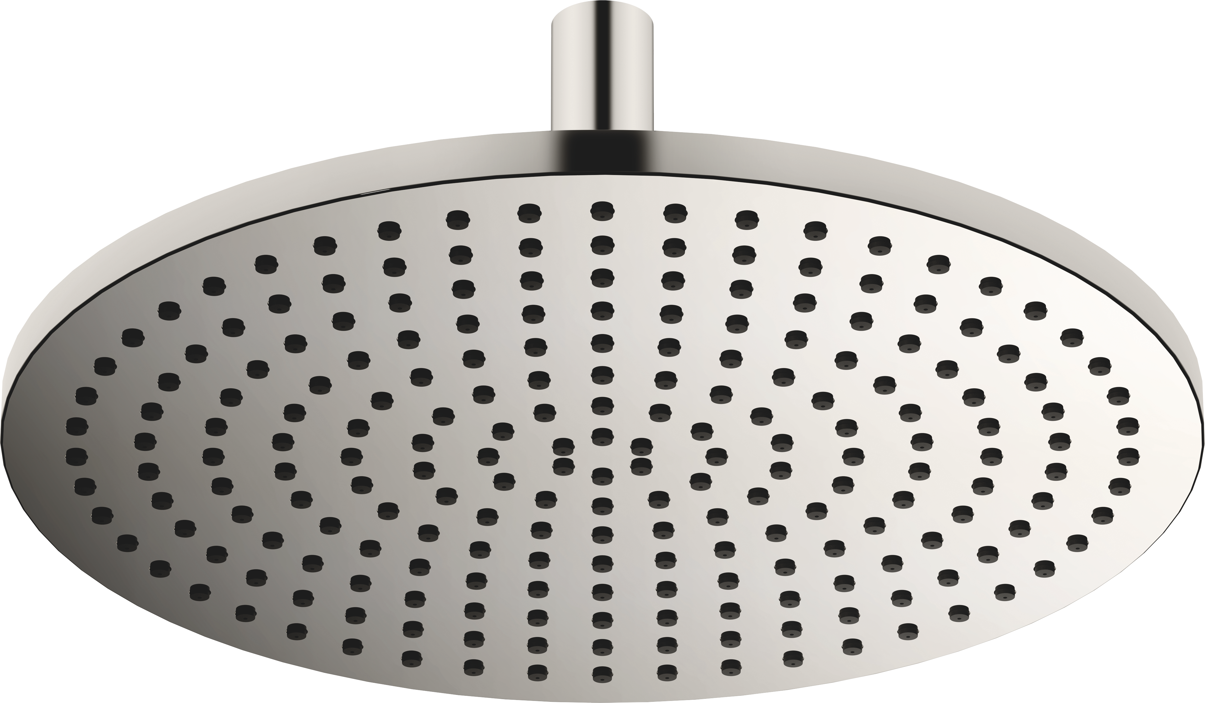 Душ тропический с потолочным креплением 400 мм - Платиновый