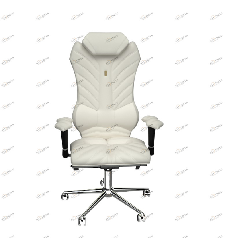 Компьютерное кресло эргономичное белое из экокожи Monarch KULIK PREMIUM LINE 240055 Белый 
