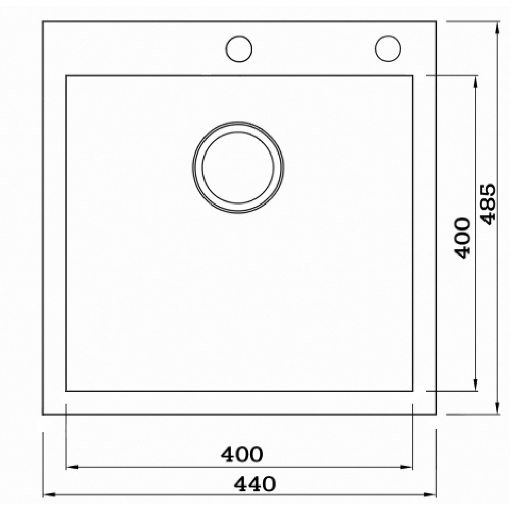 Кухонные мойки Eco Marino SMV-Z-440.B SEAMAN  - Вид №1