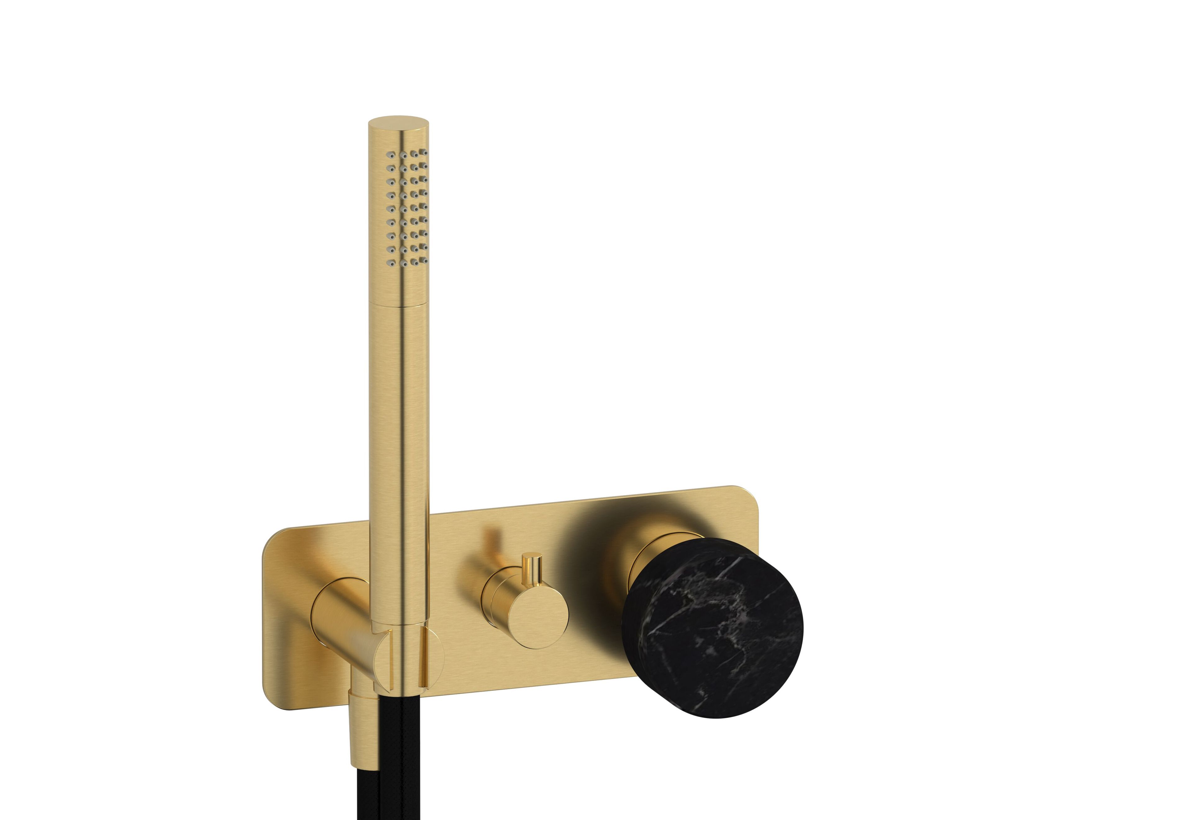 Смеситель для душа с 3 отверстиями из мрамора с ручным душем IB мрамор + мрамор Elle ARCH-00100766 - Вид №16