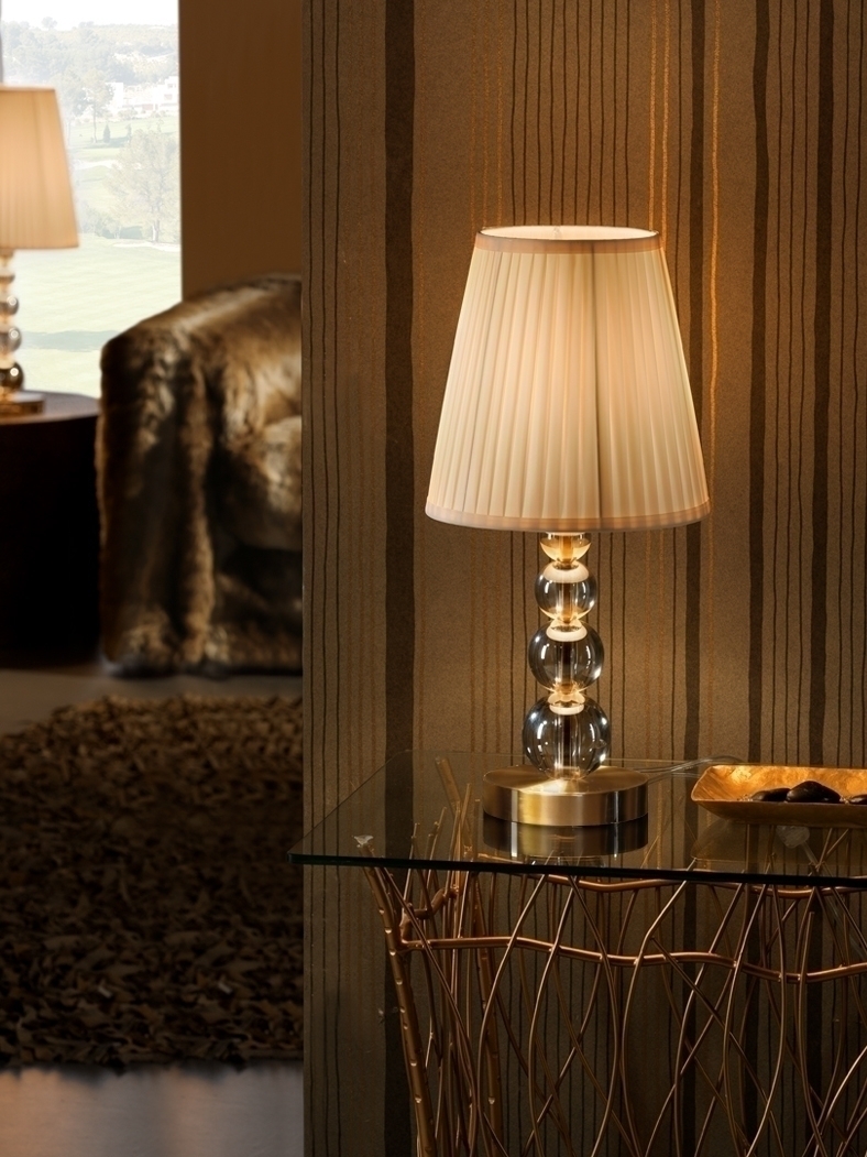 068381 Настольная лампа шампань малая Schuller Mercury - Вид №1