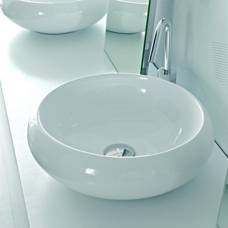 43429 Накладная раковина на столешницу  овальная Ceramica Hidra  - Вид №2