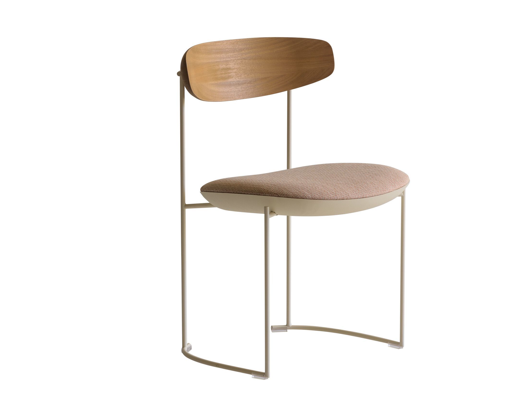 Металлический садовый стул с открытой спинкой Potocco Keel Light ARCH-00038891