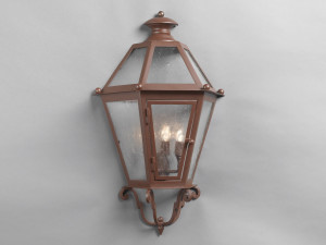 Открытый железный настенный светильник