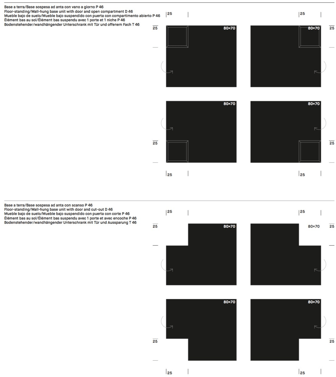 ZANETTE Настенная модульная стенка для хранения из дуба Lei sun-id-1384484 - Вид №5
