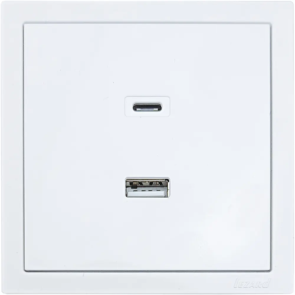 Розетка Lezard Zima с USB Type-C и классическим портом для современной зарядки 89398370 STLM-1578836 - Вид №2