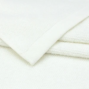 Полотенце махровое Букле Узб 100x150 см цвет белый