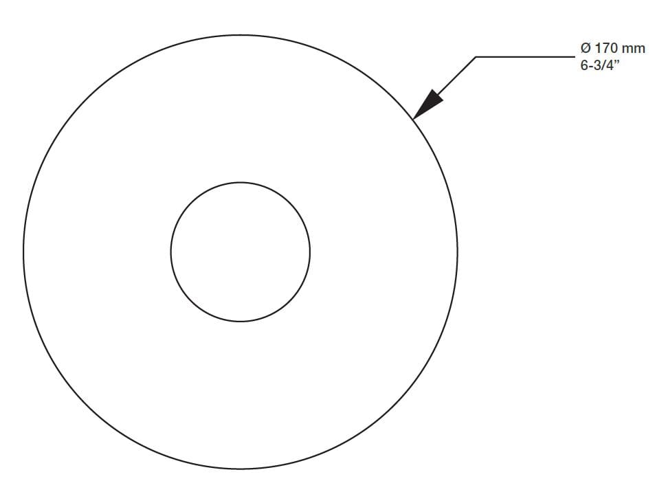 3/4 " термостатический смеситель для душа с пластиной BARIL Victoire B74 ARCH-00072495 - Вид №2